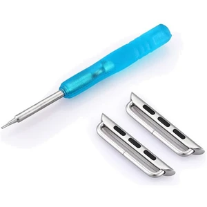 Apple Watch Uyumlu 38 Mm Vidalı Metal Kordon Kayış Adaptörü