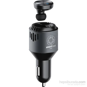 Smarttool S30 Bluetooth Kulaklık Araç Şarjı ve Hava Temizleyici Kit