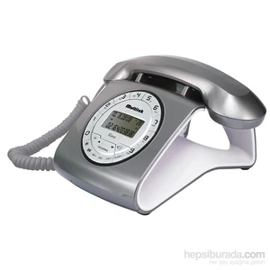 Retro Cid Masa Telefonu Gri