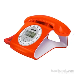 RETRO CID Masa Telefonu - Turuncu