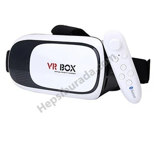 Vr Box 3.0 Bluetooth Kumandalı 3D Virtual Reality Sanal Gerçeklik Gözlüğü