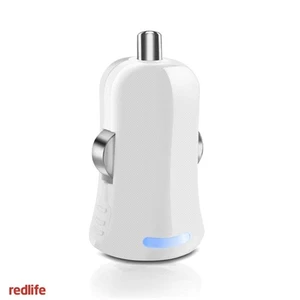 Redlife iPhone Uyumlu 5/6 Tek USB Girişli 1A MFI Lisanslı Araç Şarjı Beyaz - AGAS00702