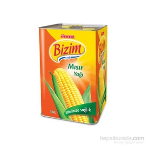 Mısır Yağı 18 lt (1 Adet) kk