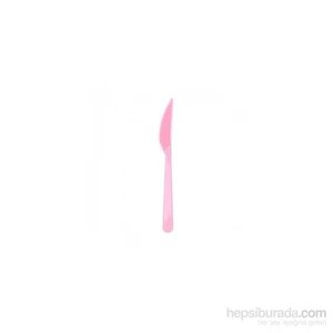 Plastik Bıçak Pembe 25li