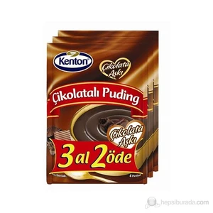 Puding Çikolata Aşkı Çikolatalı 3 Al 2 Ode