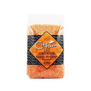 City Farm Organik Kırmızı Mercimek 1 kg