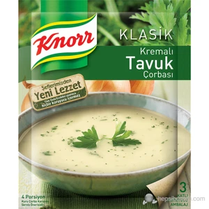 Klasik Çorba Serisi Kremalı Tavuk Çorbası 12'li Paket