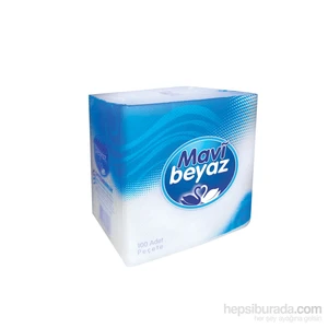 Mavi Beyaz Peçete 24x25 cm 100'lü
