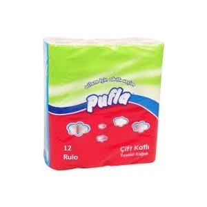 Pufla 12 Rulo Tuvalet Kağıdı