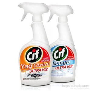 Sprey Ultra Hız Banyo 1000 ML +  Mutfak 1000 ML Set
