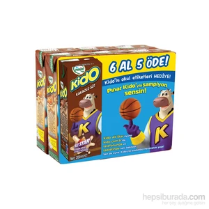Kido Süt Kakaolu 200 ml x 6 'lı