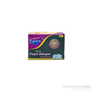 PAREX YEŞİL SÜNGER KLASİK 2 Lİ