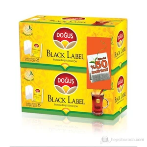 Black Label 25 'li bardak 2.si %50 indirimli