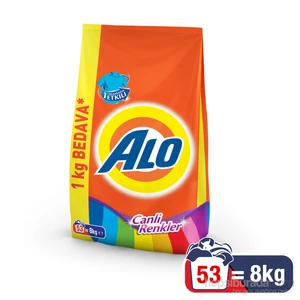 Çamaşır Deterjanı Canlı Renkler 8 kg kk