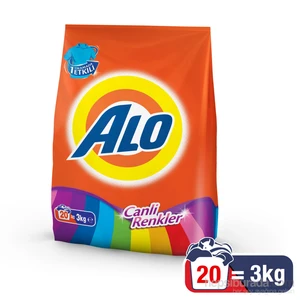 Toz Çamaşır Deterjanı Canlı Renkler 3 kg kk