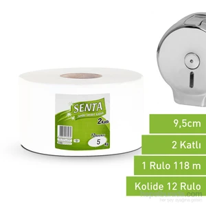 Jumbo Tuvalet Kağıdı 5 Kg 12 Rulo
