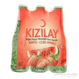 Karpuz-Çilek Aromalı Gazlı İçecek 6X200 Ml