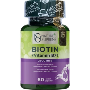 Nature's Supreme Biotin 2500 Mcg 60 Kapsül