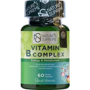 Nature's Supreme Vitamin B Complex 60 Kapsül