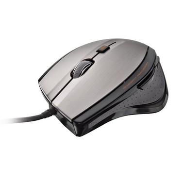 Trust Maxtrack Kablolu Siyah Gümüş Mouse (MOU TRUST 17178) Fiyatı