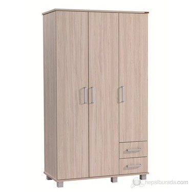 Alpino Truva 3 Kapakli 2 Cekmeceli Gardirop Beyaz Erik Fiyati
