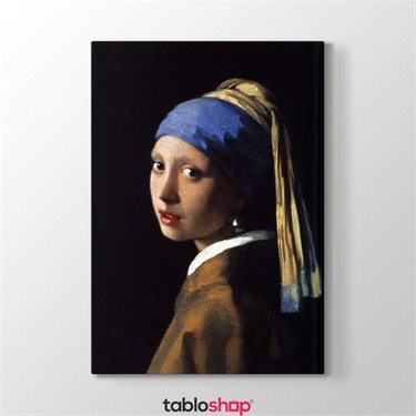 afet Para çekme bitiş noktası  Tabloshop Johannes Vermeer - İnci Küpeli Kız Tablosu Fiyatı