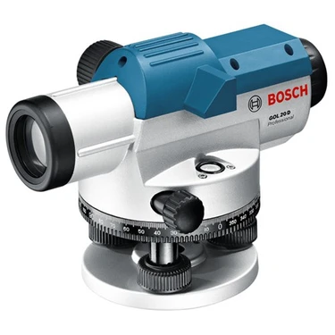 Bosch Gol 20 D Optik Hizalama/Optik Nivo (Ölçüm Birimi : Derece) + Profesyonel Hafif Alüminyum