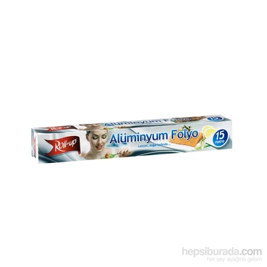 KullanAtMarket Roll-Up Alüminyum Folyo 30 Cm X 15 M 1