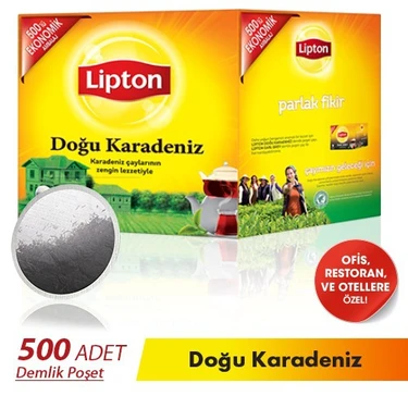 Lipton Doğu Karadeniz Demlik Poşet Çay 500 Adet Tamamen Doğal Bergamot