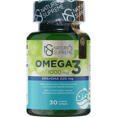 Nature's Supreme Omega 3 1000 Mg 30