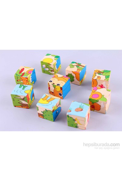 Learning Toys Wooden Puzzle Cubes