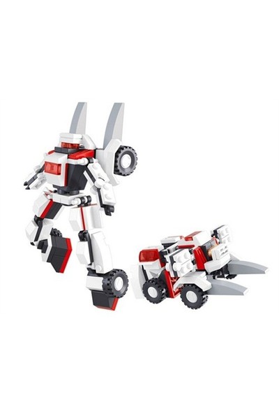 Sluban Kutulu Blok Dönüşen Robot 78 Parça