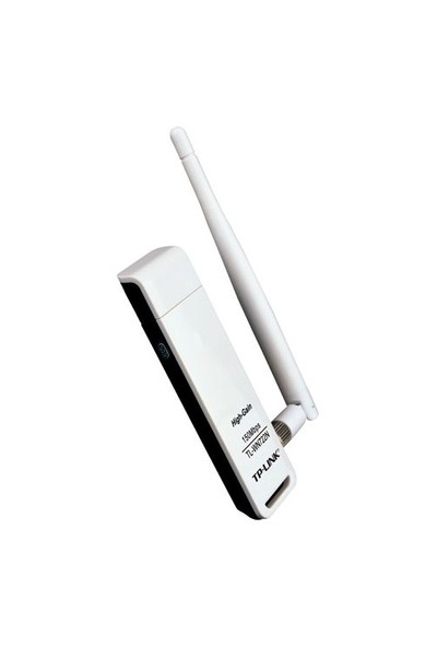 TP-LINK TL-WN722N 150 Mbps N Kablosuz Yüksek Kazanımlı 4dBi Değiştirilebilir Antenli WPS USB Adaptör