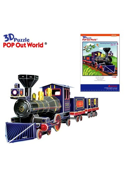 Scholas Puzzle Maket Interesting Grand Park Train (3 Boyutlu)