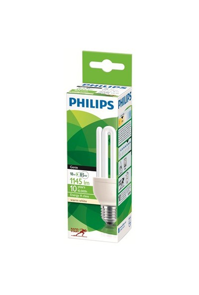 Philips Genie 18W Ampul 827 E27 230-240V 1PPF/6 - Sarı Işık
