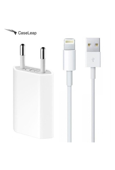 Case Leap Apple iPhone Uyumlu 5/5S/5C/Se/6/6 Plus Şarj Seti