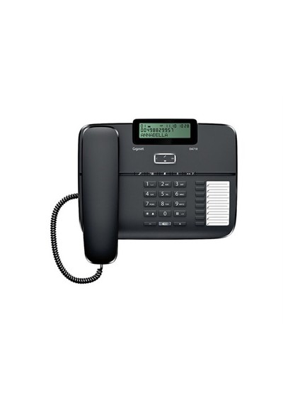 Gigaset DA710 Masaüstü LCD Ekran (100 Hafıza) Masaüstü Telefon - Siyah