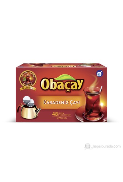 Obaçay Karadeniz Çayı Demlik Poşet (48 X 3Gr.)