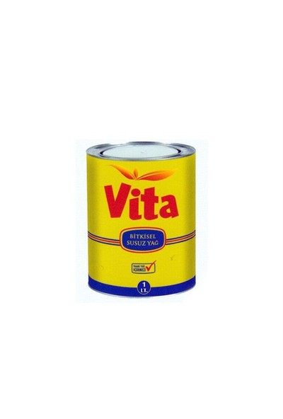 Vita Susuz Margarin 1 Litre Teneke Kutu