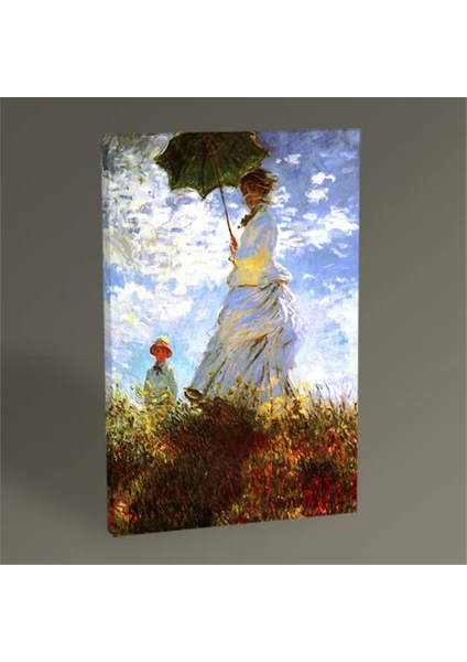 Tablo 360 Claude Monet  Madame Monet Ve Oğlu Tablo 45X30