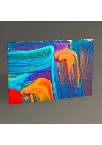 Renkli Soyut V Tablo 30 x 20