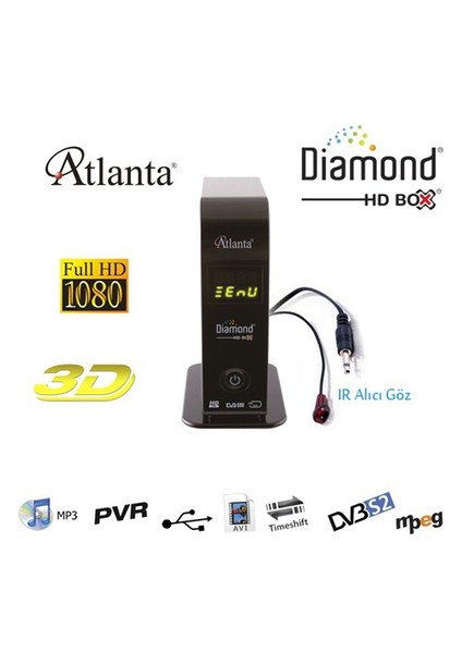 HDBOX Diamond Full HD Uydu Alıcı