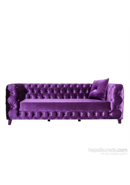 Purple Dolca Vita Mor Chesterfield indirimleri