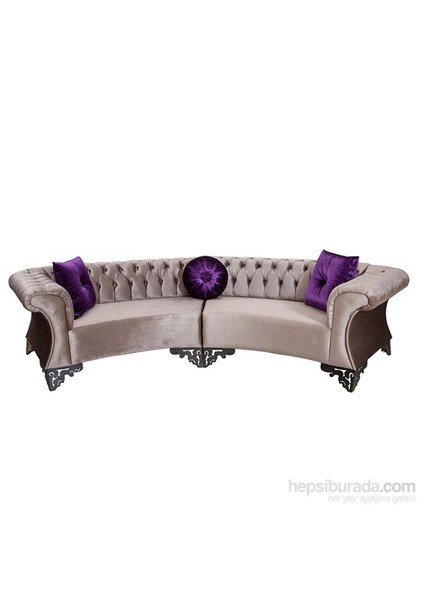 Excellence Modern Chesterfield Antrisit Gri