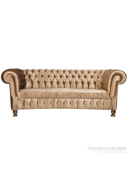 Gold Chesterfield Koltuk