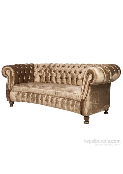 Gold Chesterfield Koltuk