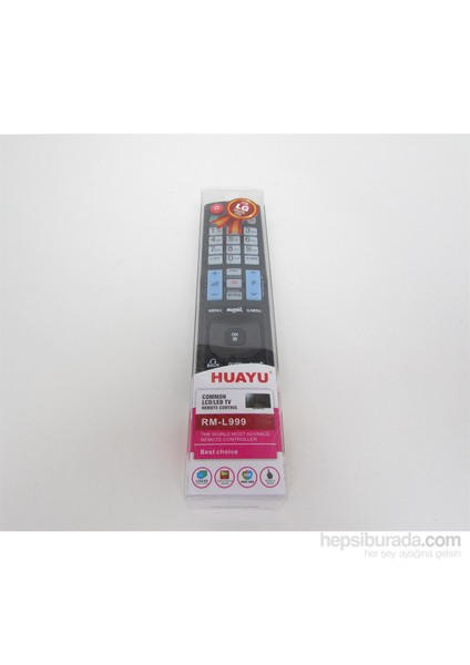 LED/LCD TV’LER İÇİN UZAKTAN KUMANDA LG MARKA UYUMLU + PİL HEDİYELİ fiyatları