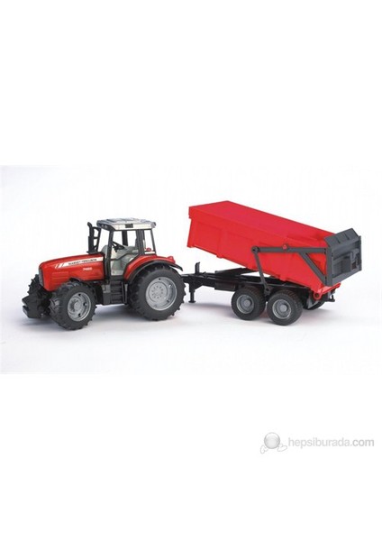 Massey Ferguson 7480 Traktör & Römork 02045