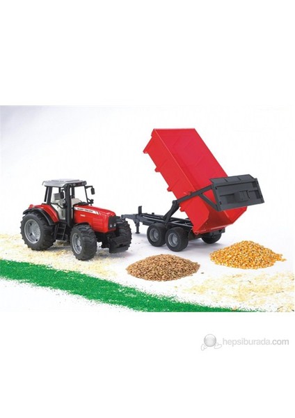 Massey Ferguson 7480 Traktör & Römork 02045