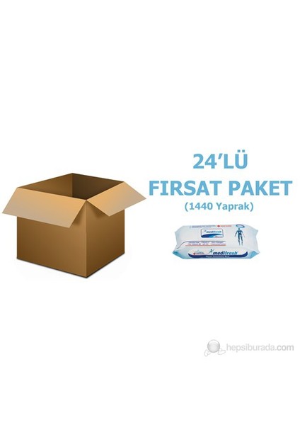 Hasta Vücut Temizleme Bezi 24'lü Fırsat Paket (1440 Yaprak)